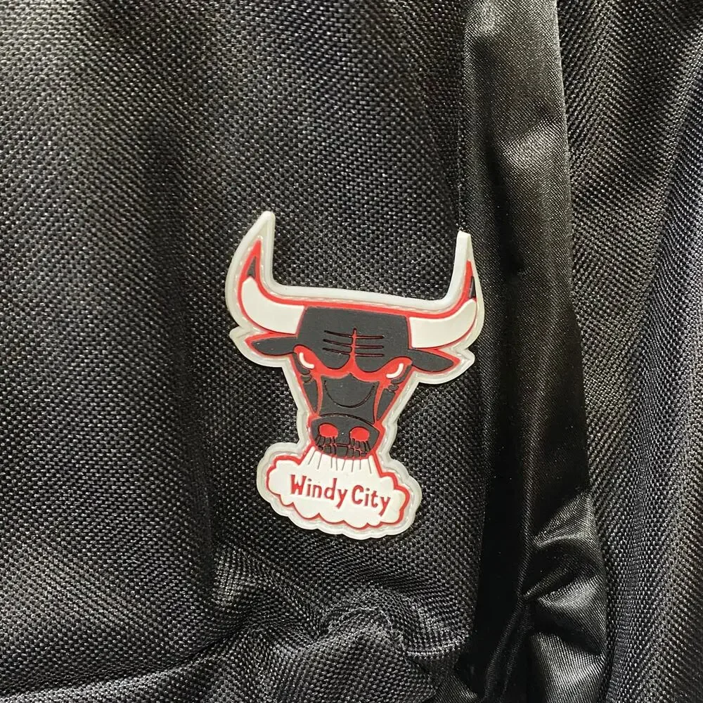 Mitchell & Ness Chicago Bulls Backpack Logos Book Bag School New